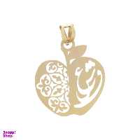 آویز گردنبند طلا 18 عیار رزا مدل N138