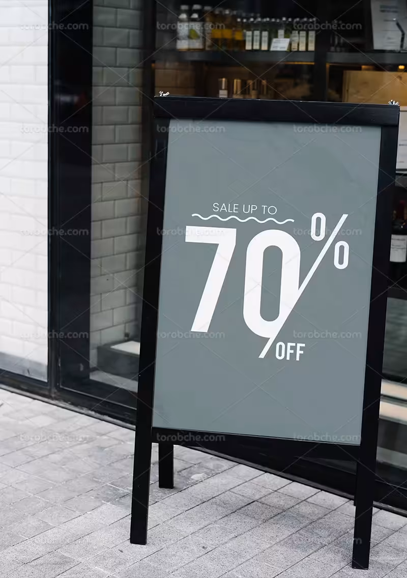 موکاپ بنر هشتی لایه باز | گرافیک با طعم تربچه