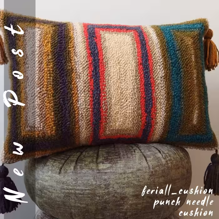 کاور کوسن های تمام پانچدوزی 2 عددی