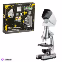 IBEX - میکروسکوپ دانش آموزی مدل Pioneer - تک چشمی ثابت با بزرگنمایی 1200 و بدنه پلاستیکی