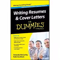 کتاب زبان اصلی Writing Resumes and Cover Letters For Dummies  Australia  NZ