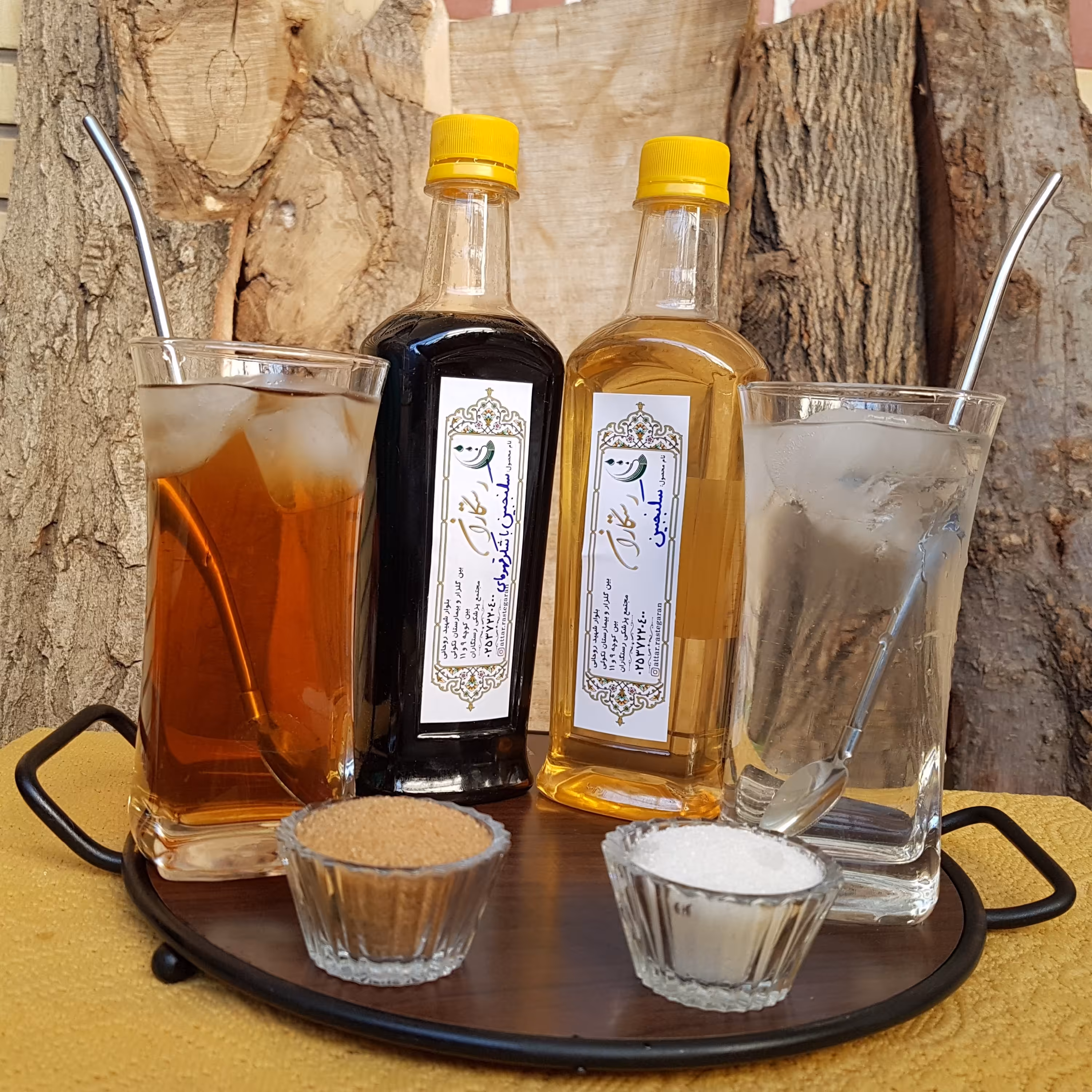 سکنجبین عناب با شکر سفید (نیم لیتر)