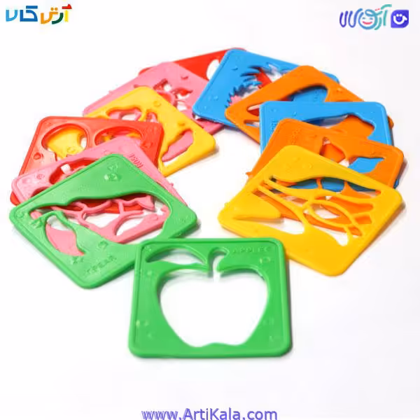 شابلون پلاستیکی اشکال