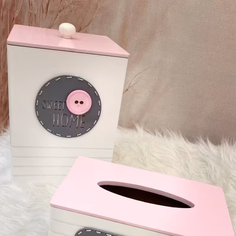 سطل و جا دستمال کاغذی