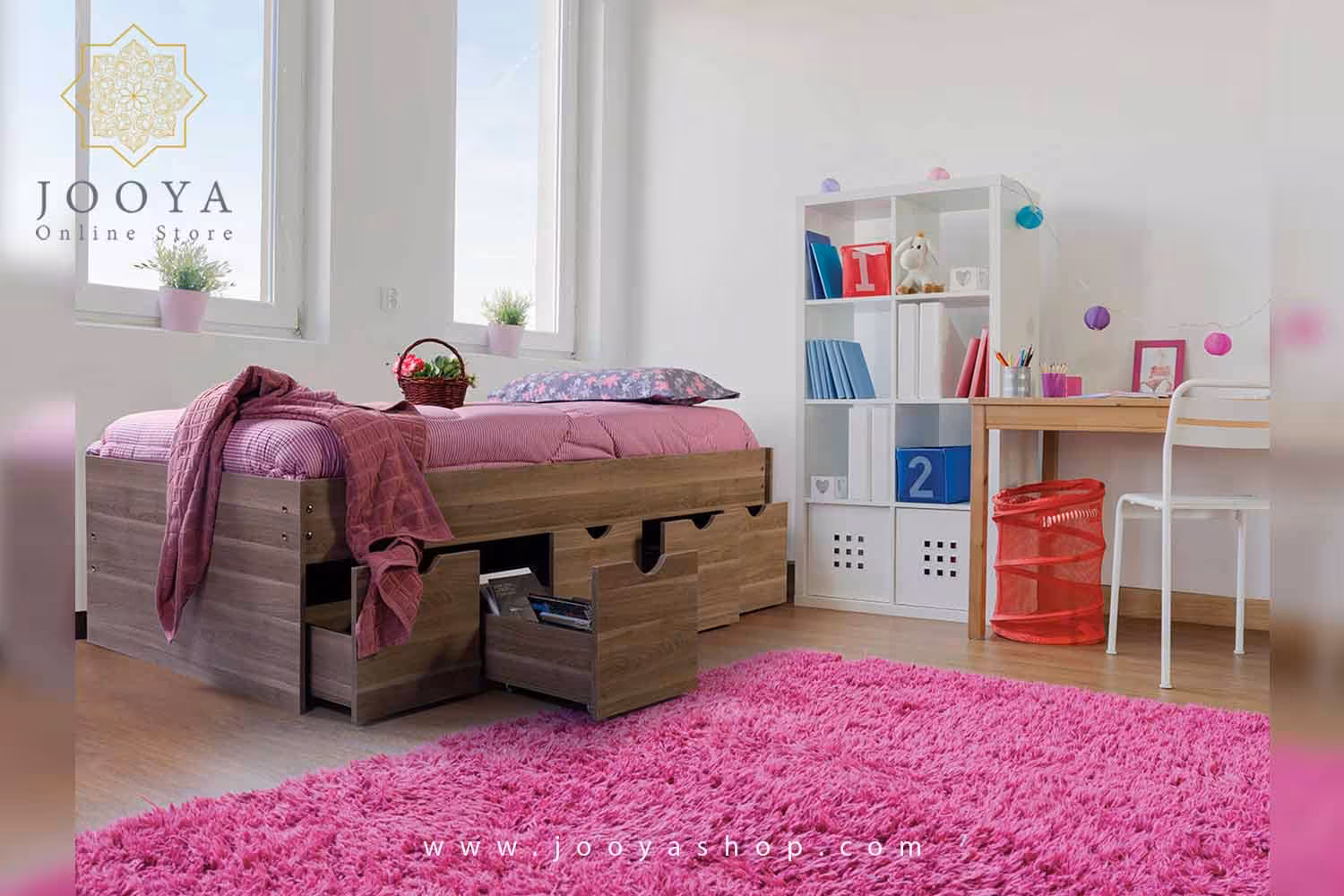 تخت خواب یک نفره اسپرت سَروین مدل BS 906