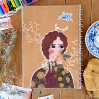 دفتر 100 برگ ایمان طرح 013