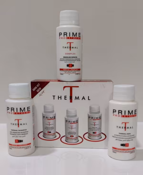 کیت خانگی کراتین مو پرایم درمال برزیلی300میل Home Kit Prime Thermal Keratin