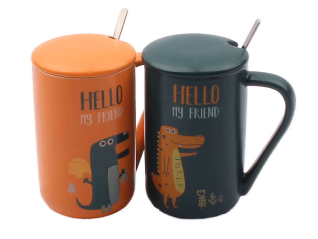 ماگ سرامیکی دسته دار بچگانه دایناسور