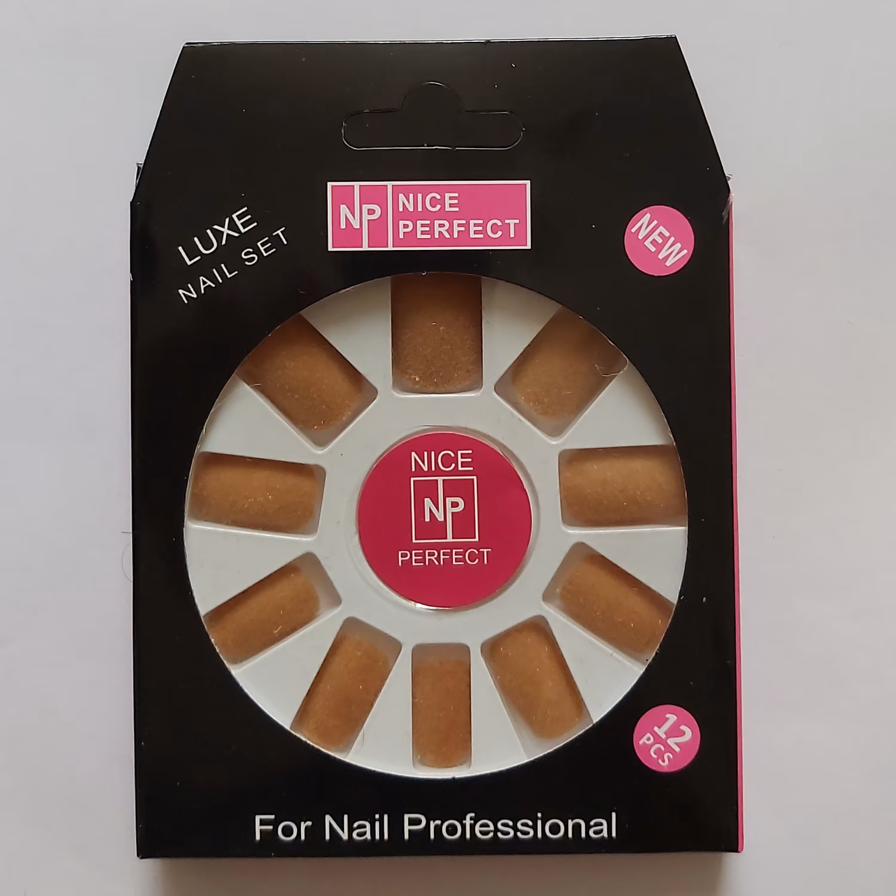 ناخن مصنوعی مخملی سر تخت کد 103