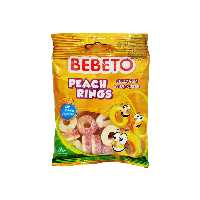 پاستیل شکری هلویی 40 گرم ببتو - bebeto
