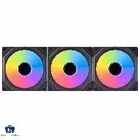 فن کیس لیان لی مدل UNI FAN SL120 INFINITY Black بسته 3 عددی