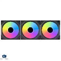 فن کیس لیان لی مدل UNI FAN SL120 INFINITY Black بسته 3 عددی