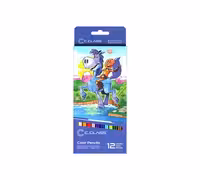 مداد رنگی 12 رنگ جعبه مقوایی سی کلاس کد PC457812