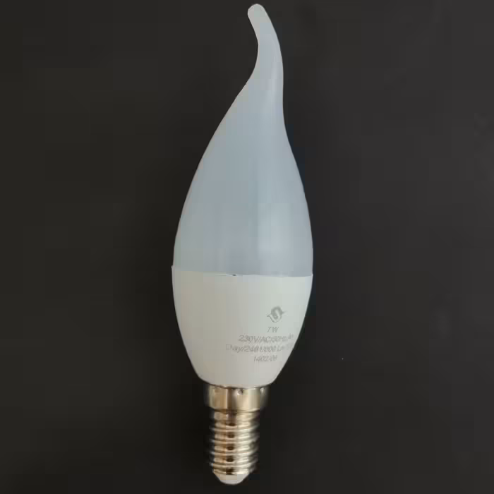 لامپ ال ای دی  اشکی 6 وات مارک پارس شوان پایه E14 نور آفتابی 