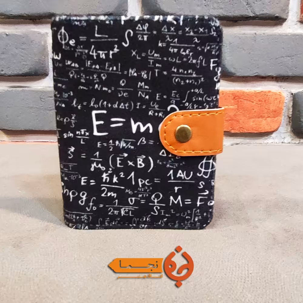 کیف پول کتی دکمه دار  طرح  فیزیک کد CD25 