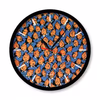 ساعت دیواری  راویتا مدل تن تن کد 3360  در رنگ های مشکی و سفید 