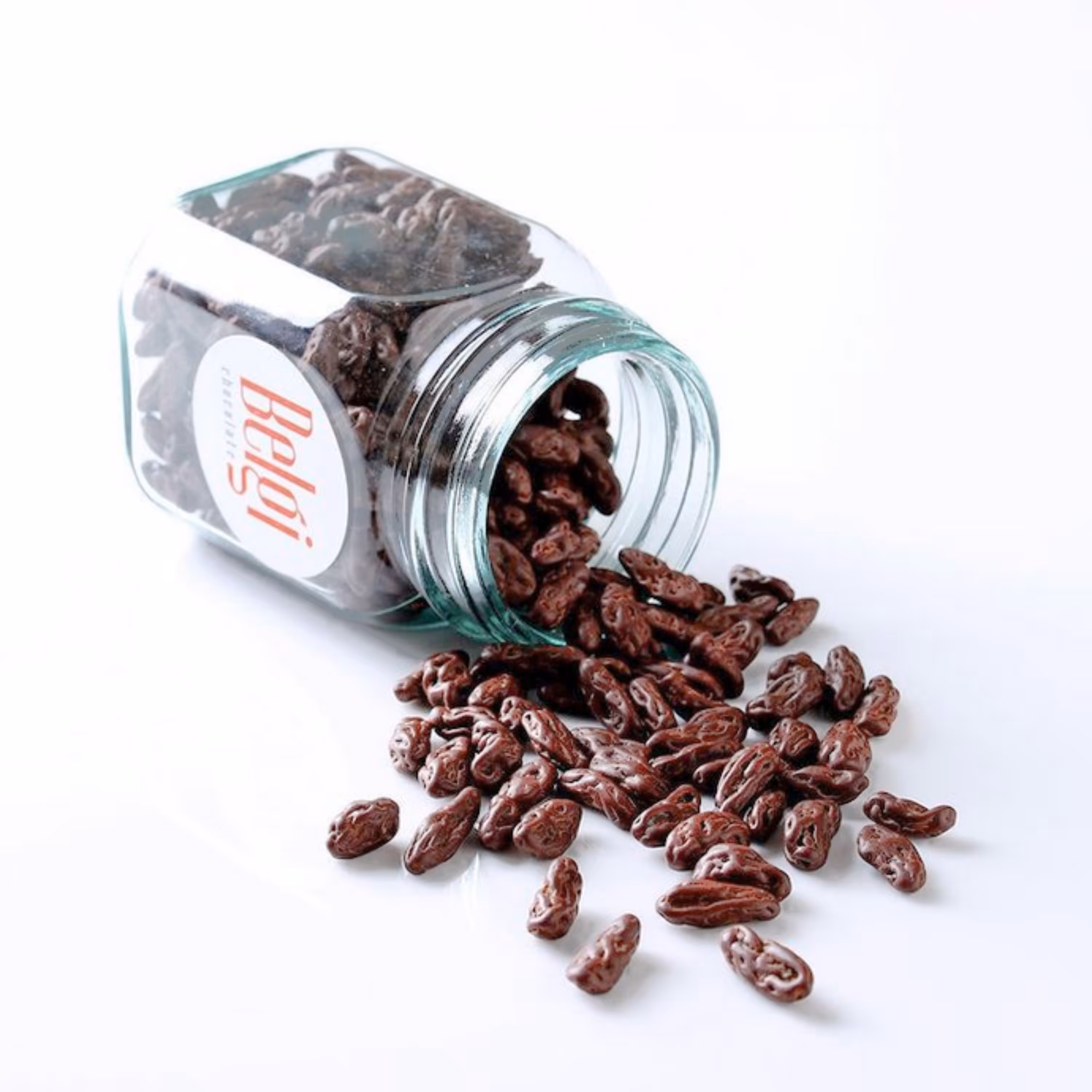 دراژه کشمش زنجبیل با روکش شکلات ریل callebaut بلژیک