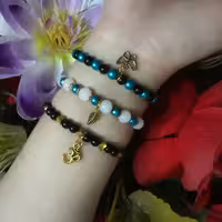 ست سه عددی دستبند مرواریدی