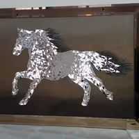 تابلو اسب آینه ای زیبا