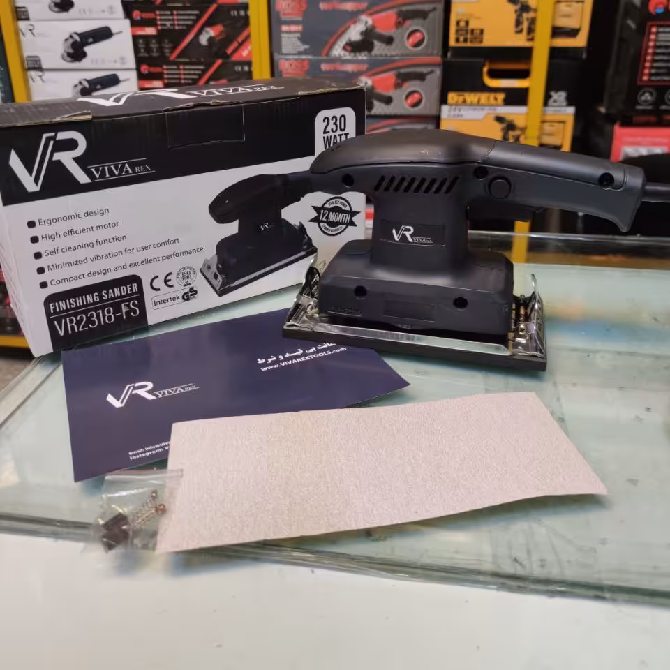 سنباده لرزان مستطیلی 230وات ویوارکس VR2318FS