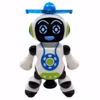 ربات مدل چرخشی موزیکال چراغدار  مدل YJ-3012