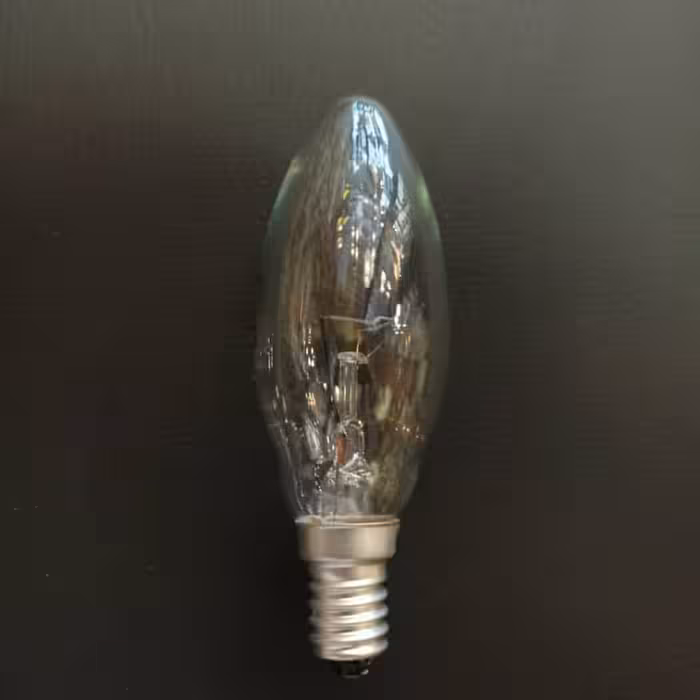 لامپ شمعی 60 وات شفاف پارس شهاب (بسته دو عددی)