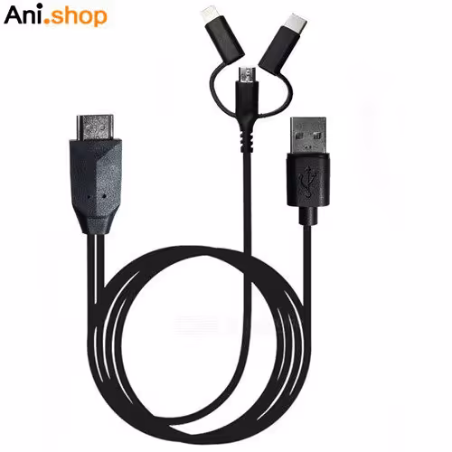 کابل 3 IN 1 PHONE TO HD کد 226