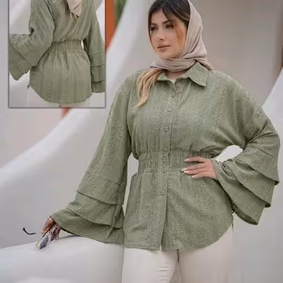 مانتو عروسکی مراکشی کره ای دانژه(موجودی سوال شود)