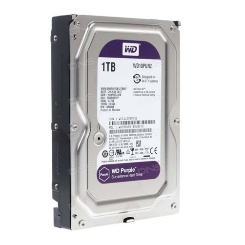 هارد دیسک 1 ترابایت شرکتی اینترنال وسترن دیجیتال بنفش Purpleپس کرایه