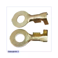 سرسیم مدل مهره خور 6 دور پهن کد 1405 برنج بسته 50 عددی