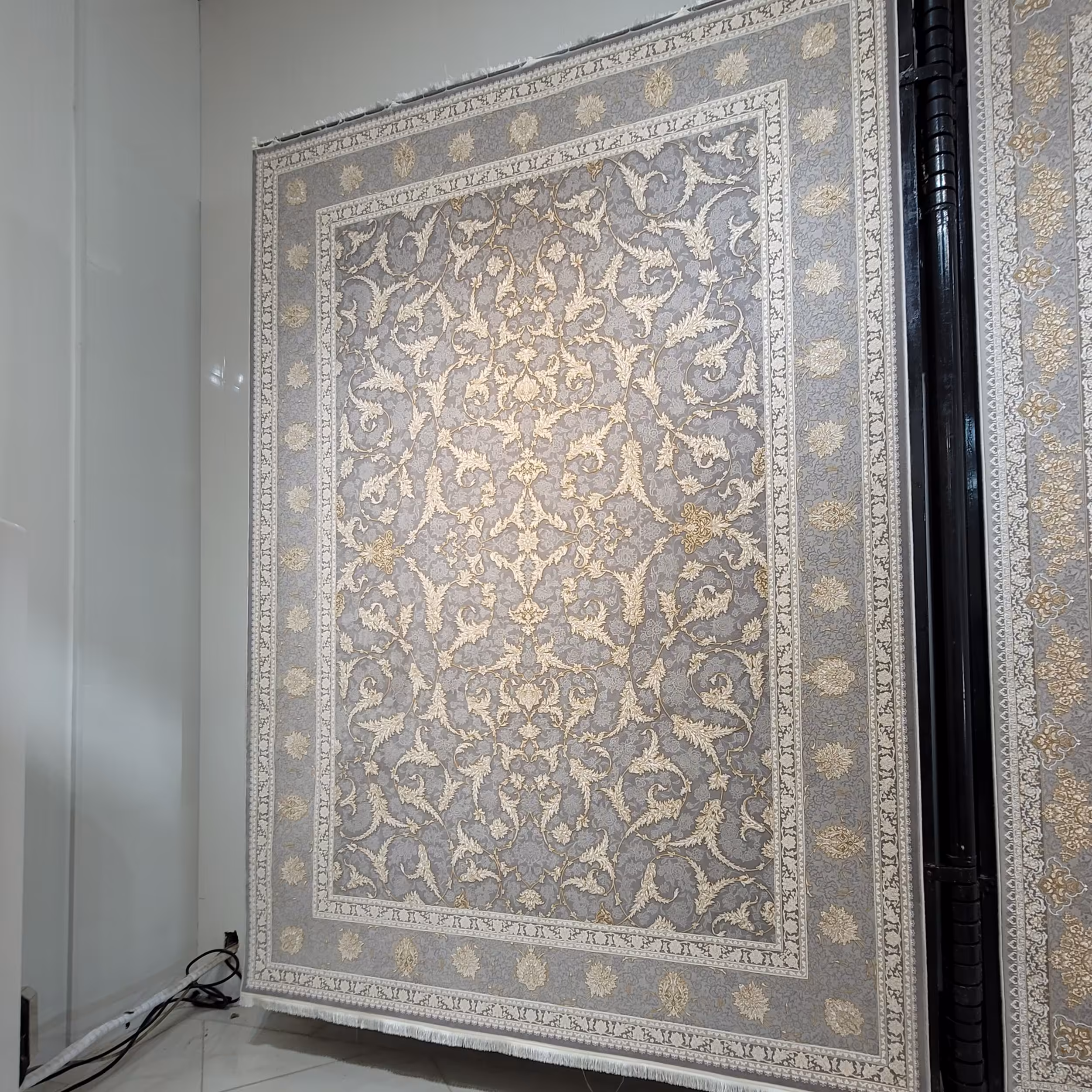 فرش 1200 شانه تراکم 3600 اکرولیک طرح طلاکوب  پرفروش 