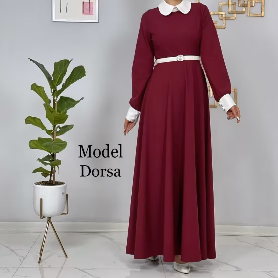 پیراهن بلند ماکسی مجلسی مدل درسا در سه سایز38تا48