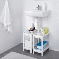 شلف پلاستیکی دوطبقه ایکیا.ابعاد 36 در 22.ارتفاع 40