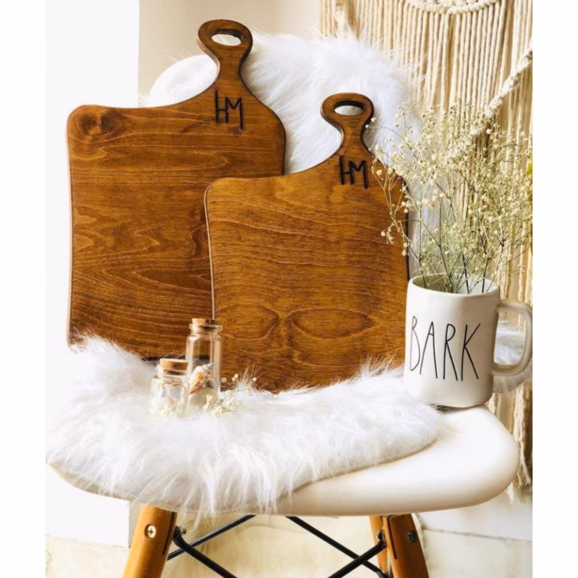 تخته سرو مستطیل چوبی کد 105 سایز بزرگ