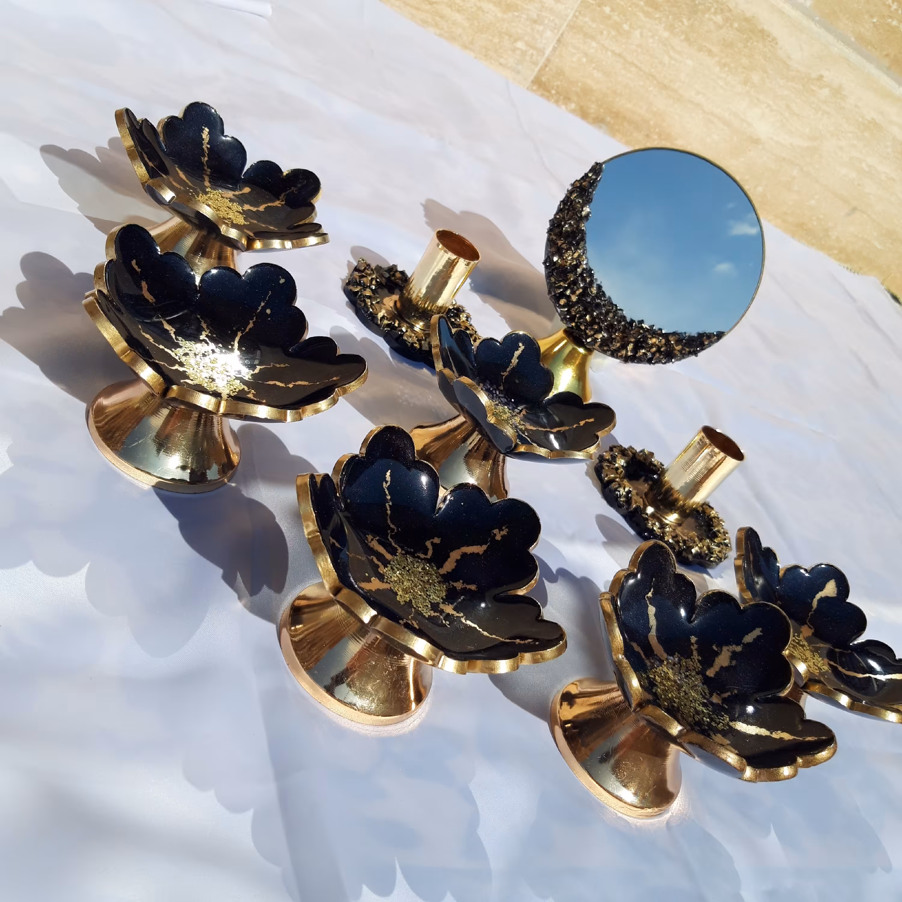 هفتسین طرح گل مشکی