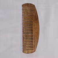 شانه چوبی ساده دندانه ریز  مدل 400