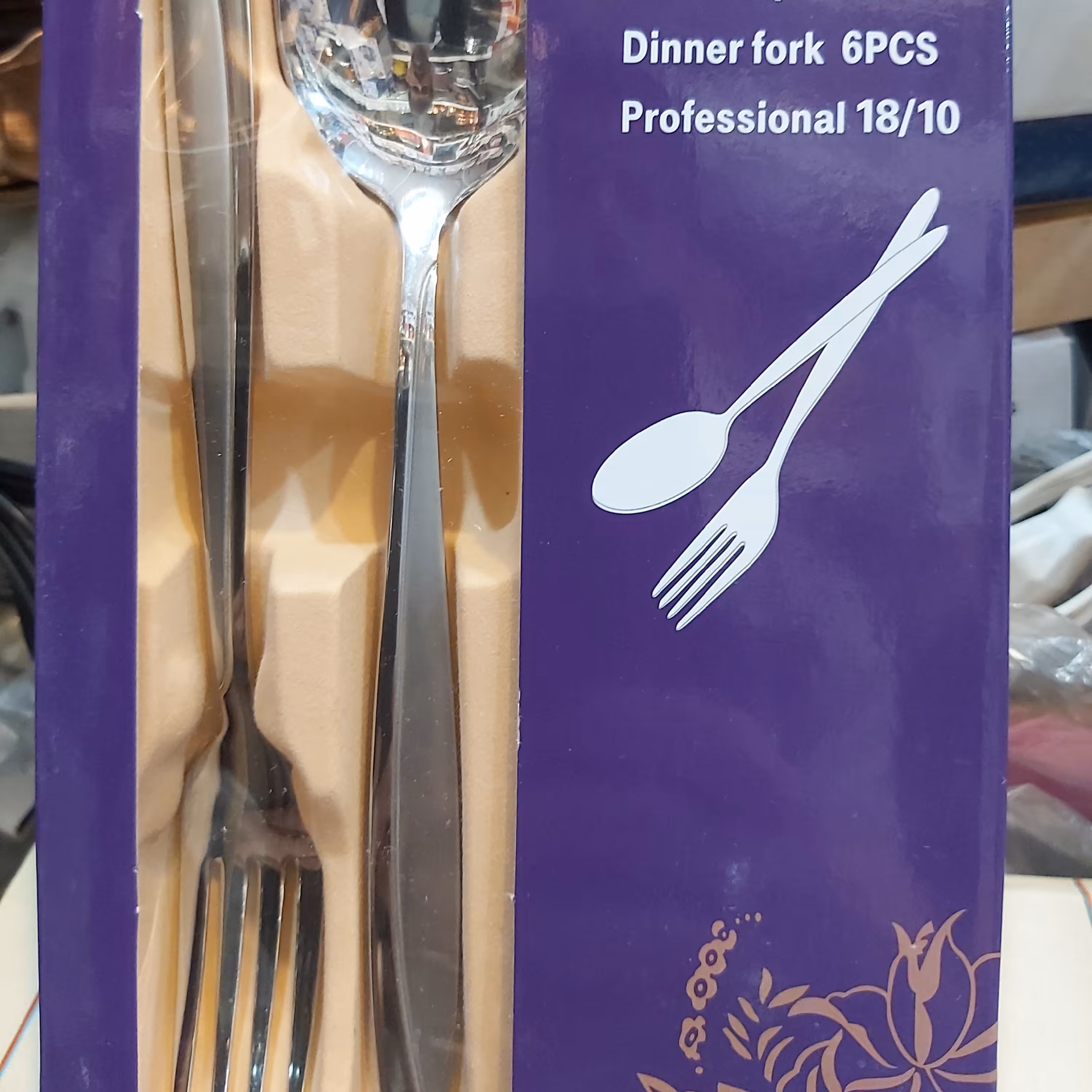 ست 12 پارچه قاشق وچنگال یونیک استیل خالص