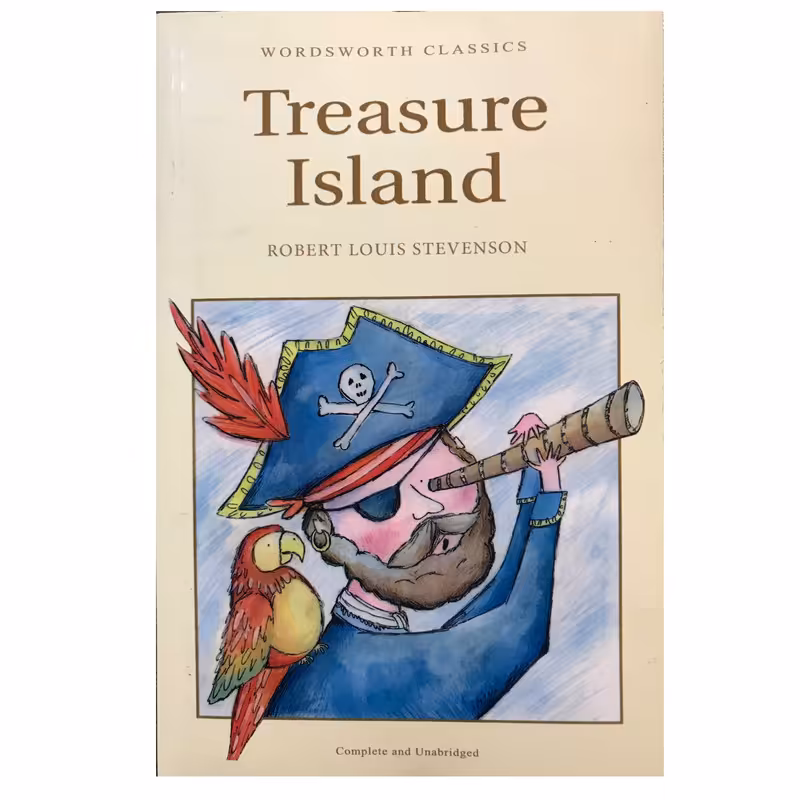 کتاب Treasure Island اثر Robert Louis Stevenson انتشارات هدف نوین