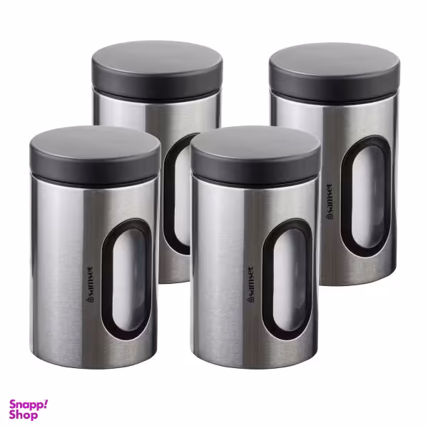 بانکه سام ست طرح پنجره دار کد 45118 مجموعه 4 عددی