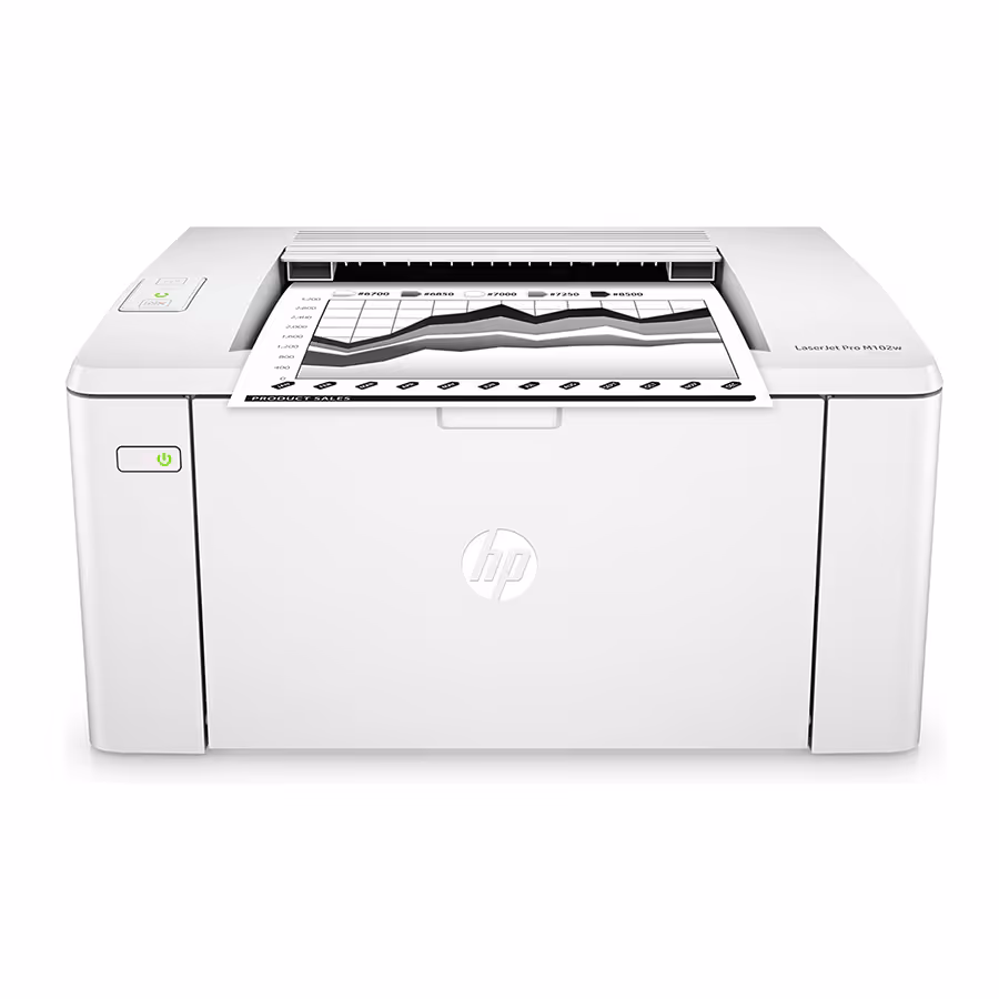 قیمت و خرید پرینتر سیاه و سفید تک کاره لیزری اچ پی LaserJet Pro M102w | یاس ارتباط