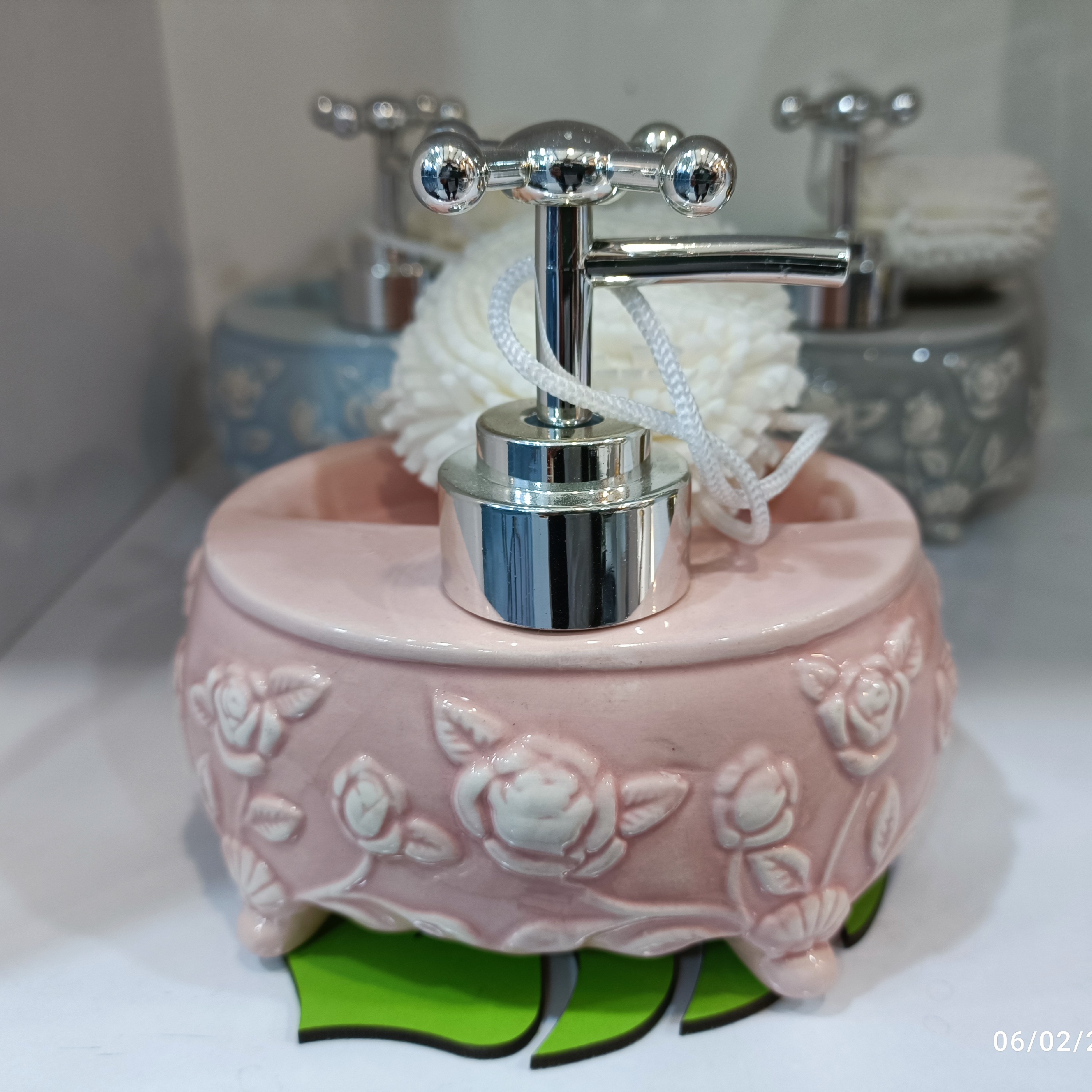 جامایع سرامیک گل برجسته 