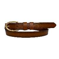کمربند چند رنگ زنانه نازک 100% چرم اصل با سگک طلایی 3 سانتی متر GoDeri