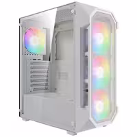 کیس کامپیوتر گیم دیاس مدل AURA GC1 Elite White