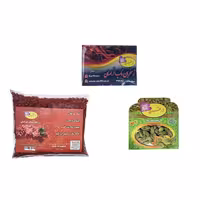 پک 3عددی ( 200گرم زرشک پفکی و 10گرم هل و یک گرم زعفران )