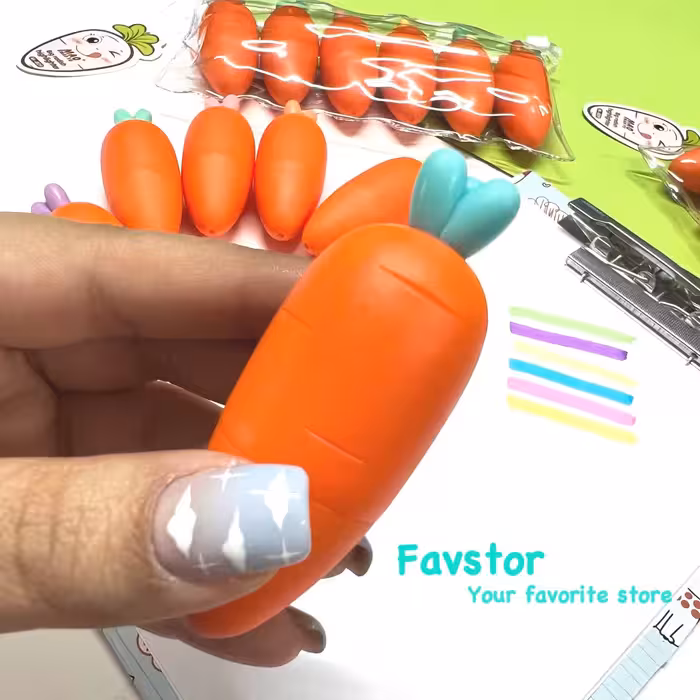 ست هایلایتر 6 عددی طرح هویج