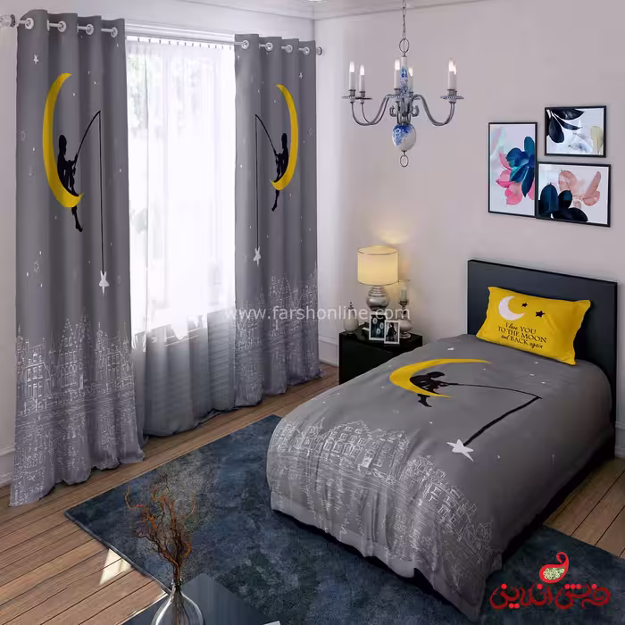 روتختی طرح پسر و ماه کد 15463
