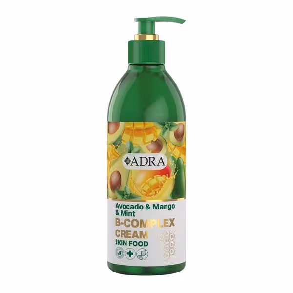 کرم مرطوب کننده دست و بدن آووکادو، انبه و نعنا آدرا