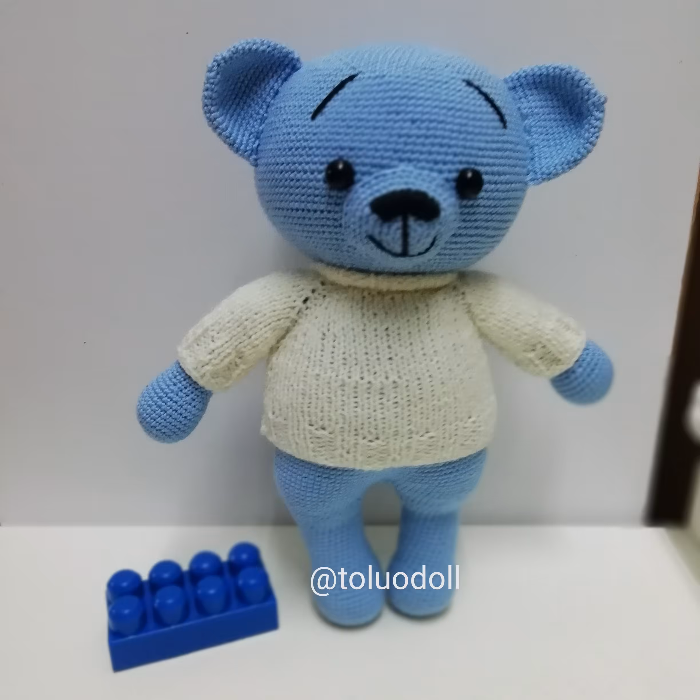 عروسک بافتنی خرس کوچولو