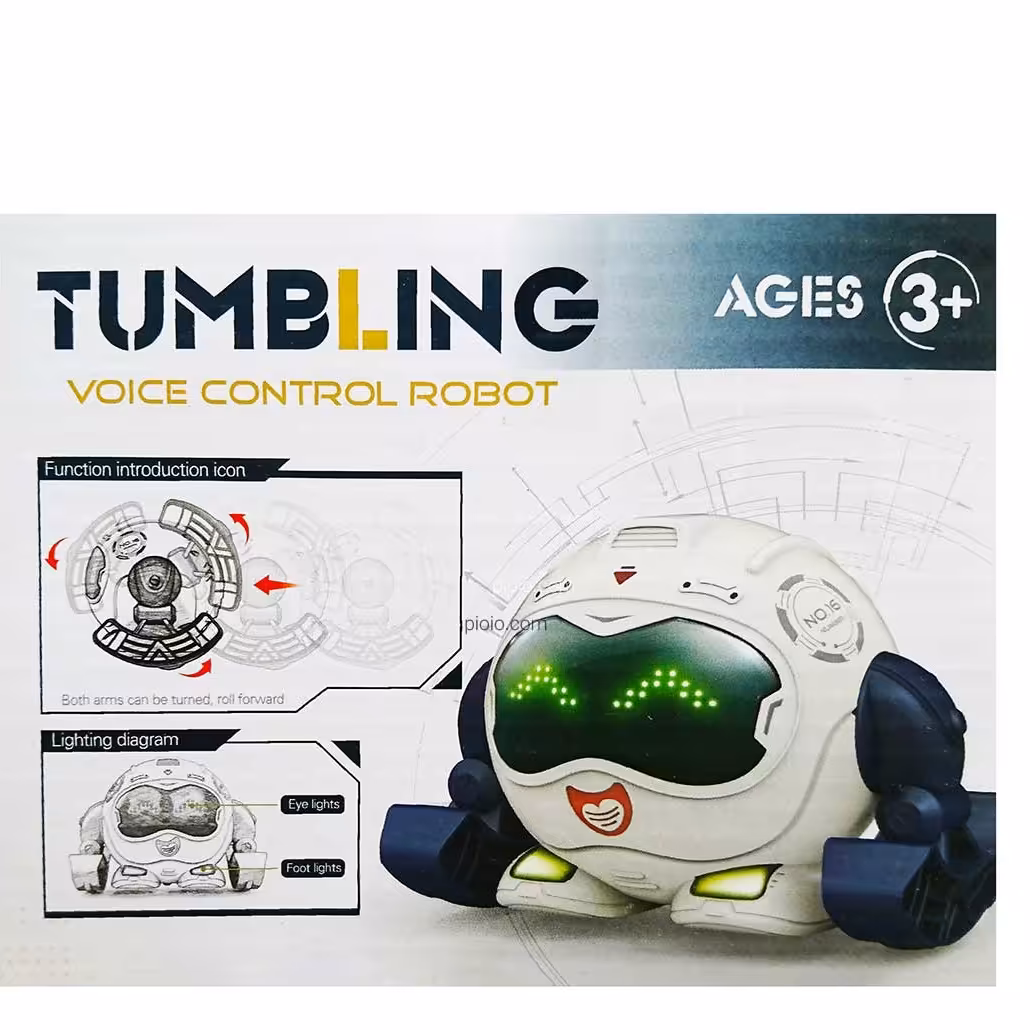ربات رقصنده  مدل Tumbling Voice Control Robot