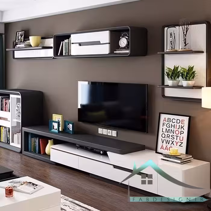 میز تلویزیون شیک و مدرن زمینی ، دیواری